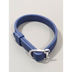 Keep Collective Navy Blue Silicone Jelly Adjustable Bracelet for Charms